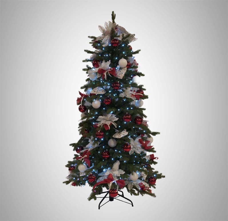 Albero Di Natale Bianco 90 Cm.Noleggio Alberi Di Natale Per Eventi Turate L Emporio