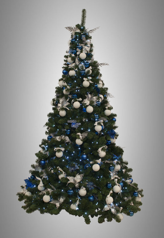 Albero Di Natale Argento E Blu.Noleggio Alberi Di Natale Per Eventi Turate L Emporio